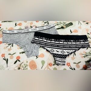 Cheeky underwear from pink and Victoria’s Secret